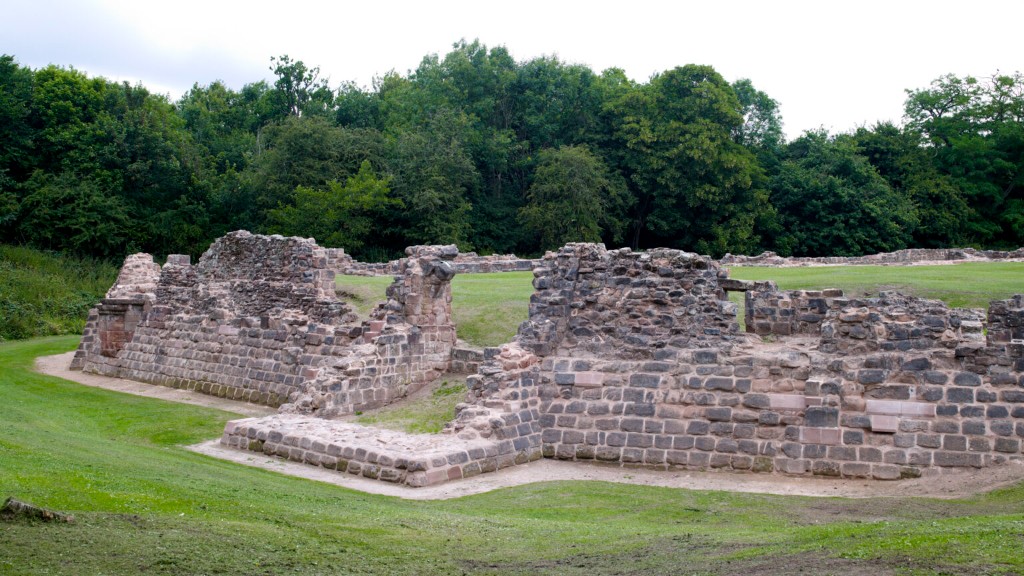 The Weoley Castle ruins today