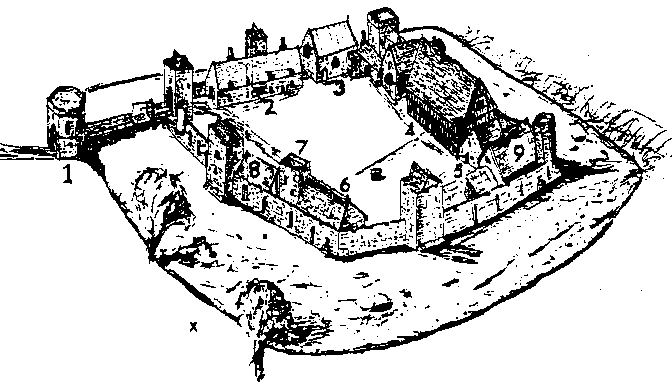 Reconstruction of Weoley Castle c. 1424